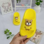 خرید دمپایی بچه گانه خرسی آرمین زرد